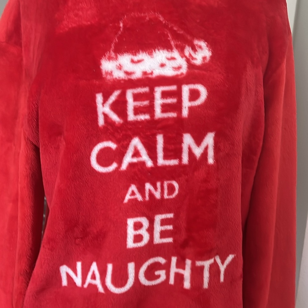 Gold Cruch Fuzzy Christmas long-sleeve sweater